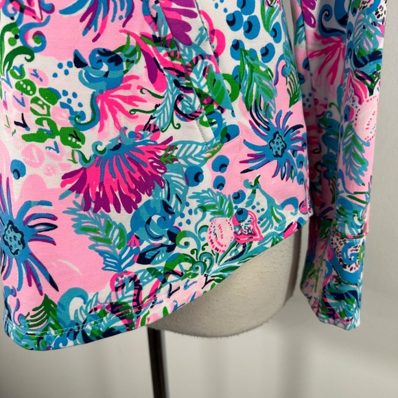 New Lilly Pulitzer Skipper Popover Mandevilla Baby Paradise Petals S Small - Picture 8 of 16